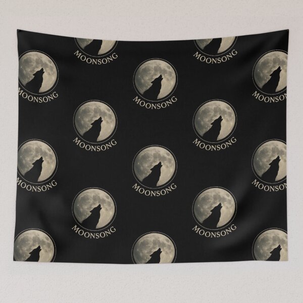 Item preview, Moonsong Howling Wolf Full Moon Art | Mystical Night Sky Animal Design designed and sold by Shoot-The-Moon.