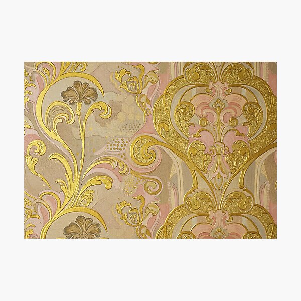 Item preview, Klimt Gold Floral designed and sold by maniacfitness.