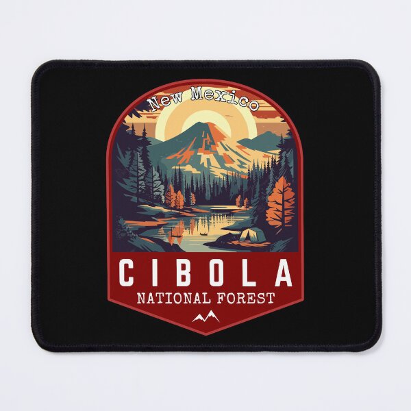 Item preview, Cibola National Forest in New Mexico, USA Vintage Travel Art Badge designed and sold by MaateoDesign.