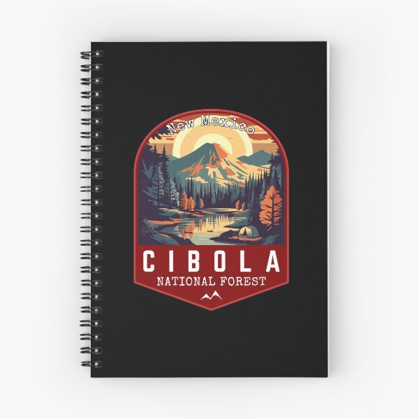 Item preview, Cibola National Forest in New Mexico, USA Vintage Travel Art Badge designed and sold by MaateoDesign.