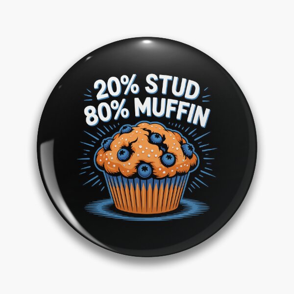 Artikelvorschau, Lustiges Stud Muffin Wortspiel für Essensliebhaber Frühstück Flirty Geschenk Backen entworfen und verkauft von w1ckerman.