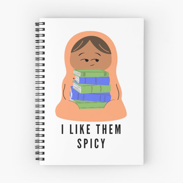 Item preview, I like them spicy - cheeky peach reading burrito designed and sold by CreativeStrand.