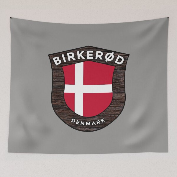 Item preview, Birkerød Denmark Emblem Flag designed and sold by World Designs.