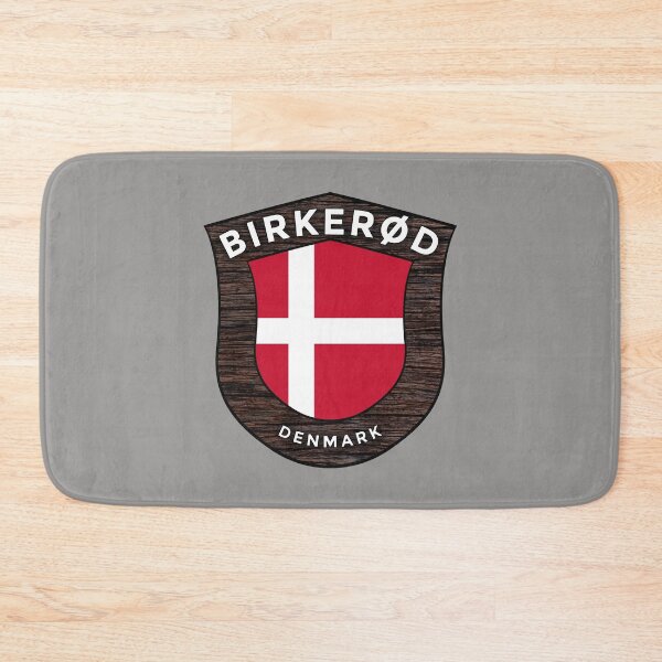 Item preview, Birkerød Denmark Emblem Flag designed and sold by World Designs.
