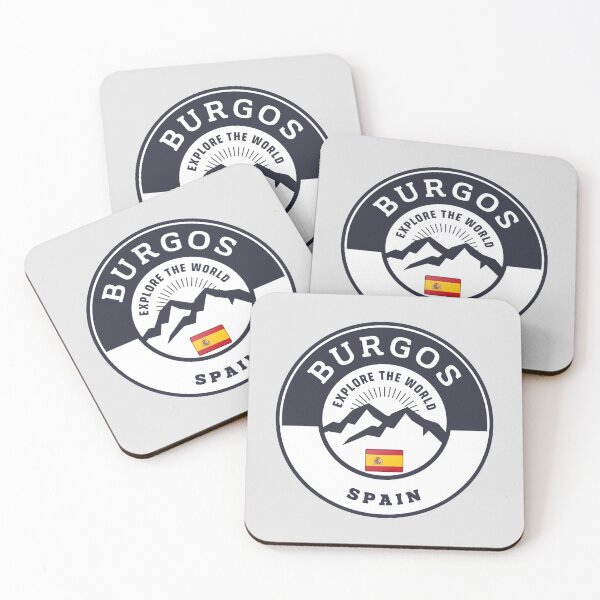 Item preview, Escudo de Burgos, España, en blanco y negro designed and sold by World Designs.