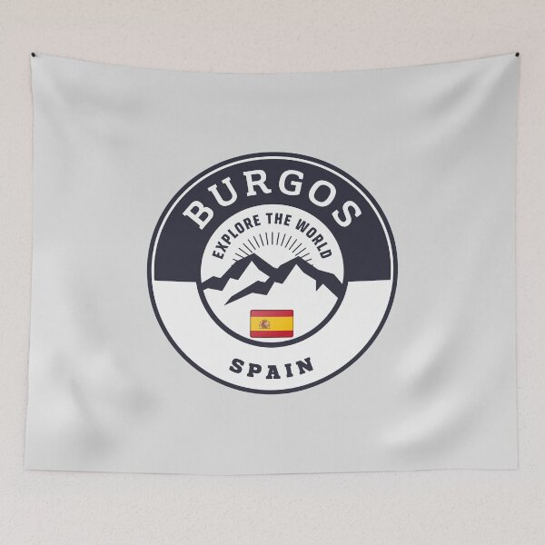 Item preview, Burgos Spain Black and White Crest designed and sold by World Designs.