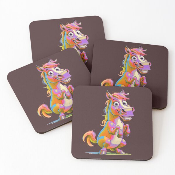Item preview, Funny horse in squatting position designed and sold by Happy4uuuu.