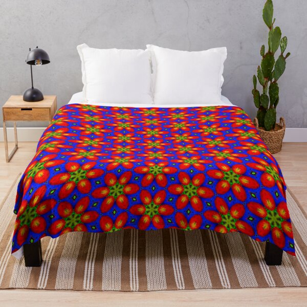 Item preview, Cute Red Floral Pattern designed and sold by Patternflower.