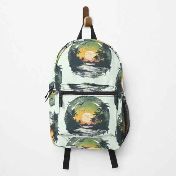 Item preview, Tropical Sunset Vibes – Vintage Beach LandscapE designed and sold by TeesAndSass.