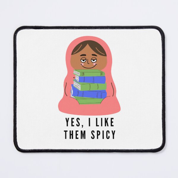 Item preview, Yes, I like them spicy - cheeky pink reading burrito designed and sold by CreativeStrand.