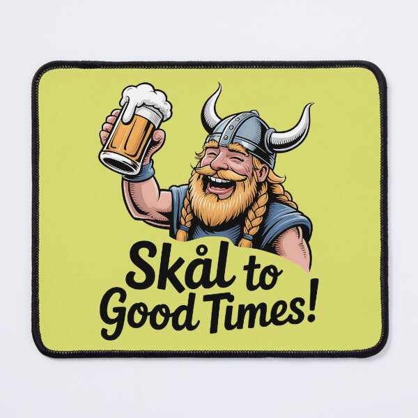 Item preview, Skål To Good Times Scandinavian Northman Beer Enthusiast designed and sold by SurrealArtSzysz.