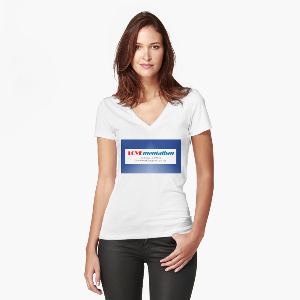 Item preview, Fitted V-Neck T-Shirt designed and sold by MDeCampArt.