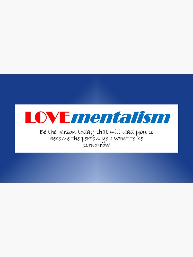 Thumbnail 3 of 3, Sticker, LOVEmentalism-Concept Word with Tag Line designed and sold by MDeCampArt.