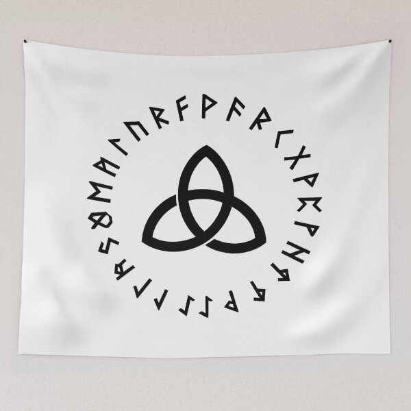 Item preview, Viking/Norse Triquetra with Runes designed and sold by The lucky Hippy.