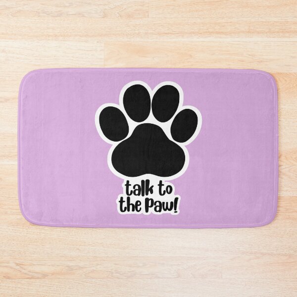 Item preview, Talk to The Paw V1 | Black on White designed and sold by SoulSomm.