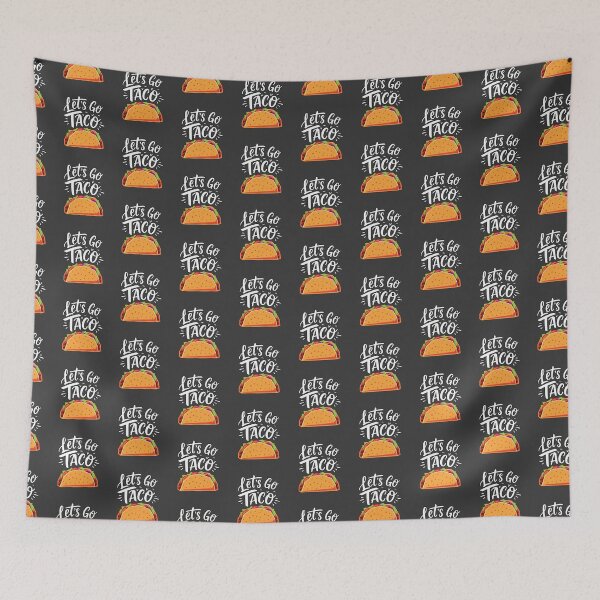 Item preview, Let’s Go Taco – Spicy Fun Art by  EgyApe designed and sold by egyape ⭐⭐⭐⭐⭐.