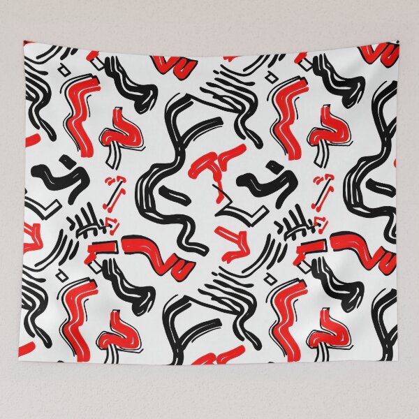 Item preview, Memphis with eye-catching geometric motifs —   Pop Retro Clash Vision designed and sold by HEADMADE-TV.
