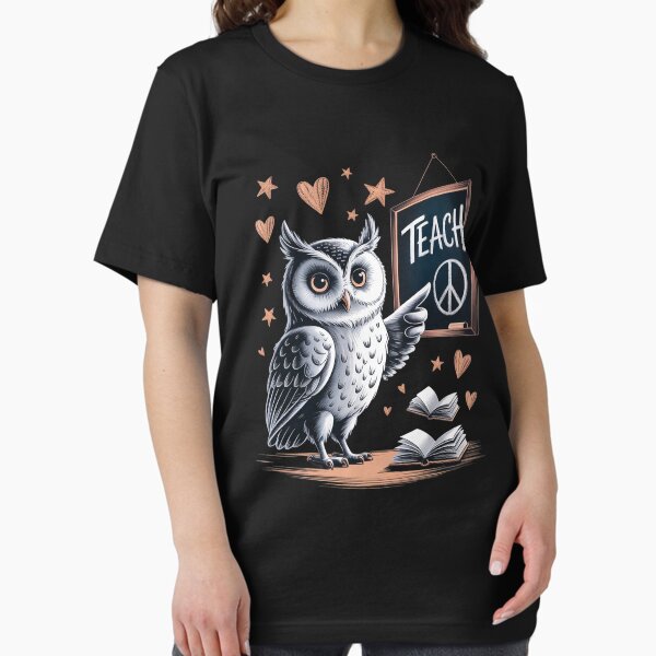 Item preview, Teach Peace Owl Teacher for Kindness Lovers designed and sold by LuisFidalgo.