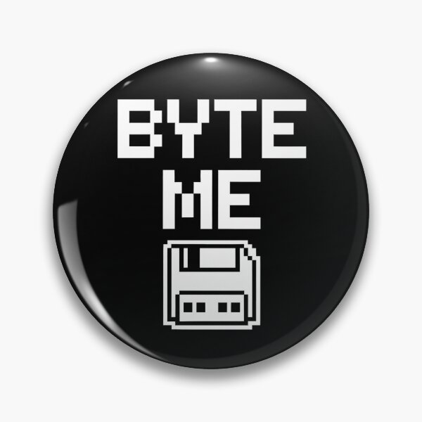 Item preview, Byte Me Floppy Disk Retro Tech Humor for IT Veterans designed and sold by Altered Pixels.