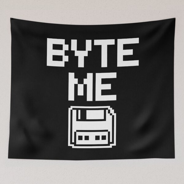 Item preview, Byte Me Floppy Disk Retro Tech Humor for IT Veterans designed and sold by Altered Pixels.