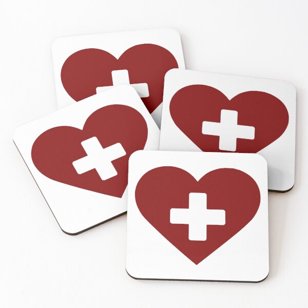 Item preview, Heart with First Aid Cross designed and sold by matybrak.