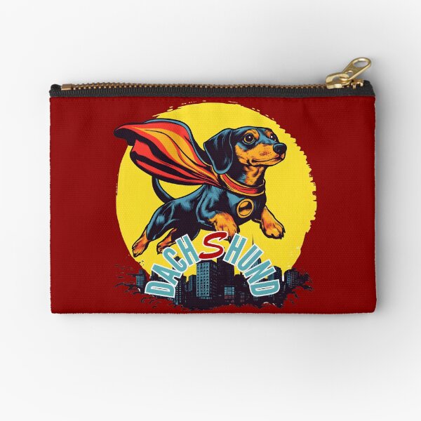 Item preview, Superhero Dachshund designed and sold by VisuAIze.