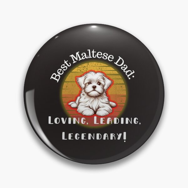 Item preview, Maltese Best Dad T-Shirts designed and sold by IvanRdz2025.