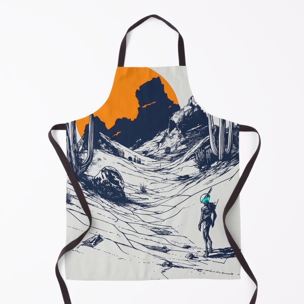 Item preview, Wanderer of the Neon Dunes – Sci-Fi Desert Exploration designed and sold by TeesAndSass.