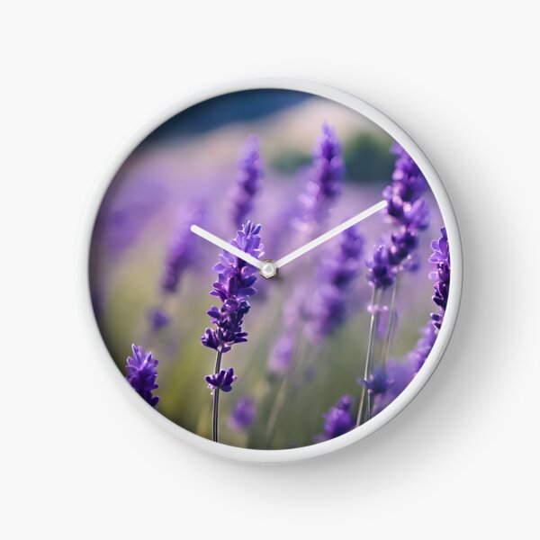 Item preview, Purple Lavender Field in Soft Focus designed and sold by Pixel Press Prints.