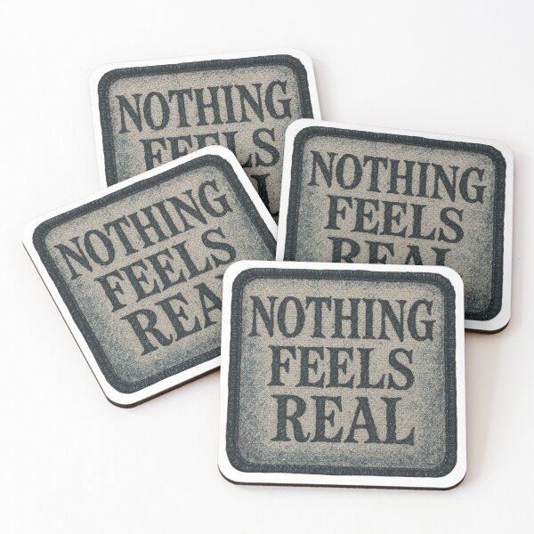Item preview, Nothing Feels Real – Grunge Mindset Reloaded 2025 Sticker Falcon-Frequency Drop-Premium Cool Trendy Best Gift designed and sold by Imaginarium of Chaos falcon88 .