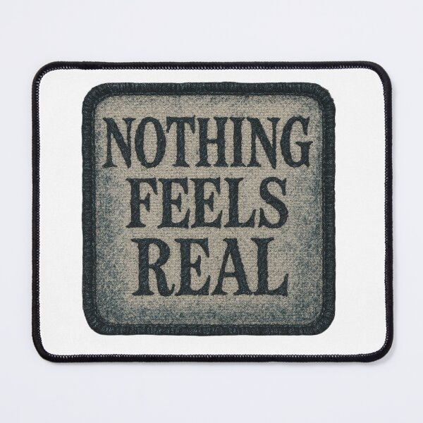 Item preview, Nothing Feels Real – Grunge Mindset Reloaded 2025 Sticker Falcon-Frequency Drop-Premium Cool Trendy Best Gift designed and sold by Imaginarium of Chaos falcon88 .