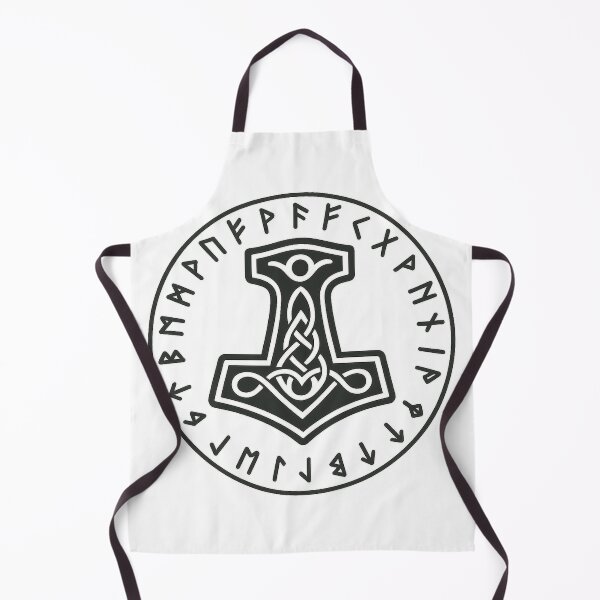 Item preview, Mjolnir, with runes designed and sold by The lucky Hippy.