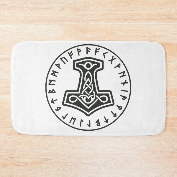 Item preview, Mjolnir, with runes designed and sold by The lucky Hippy.