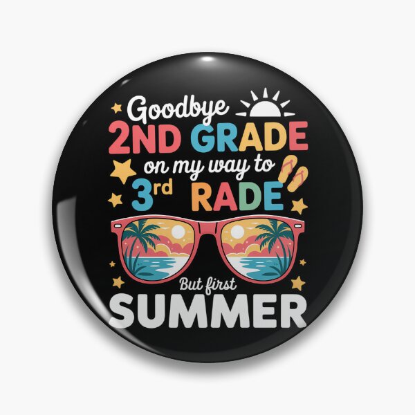 Artikelvorschau, Auf Wiedersehen 2. Klasse Abschluss zur 3. Klasse Hallo Sommer entworfen und verkauft von brynatshop.