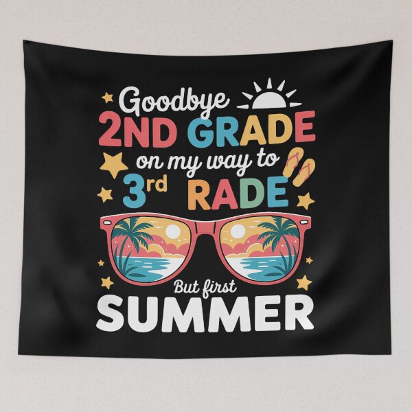 Item preview, Goodbye 2nd Grade Graduation To 3rd Grade Hello Summer designed and sold by brynatshop.