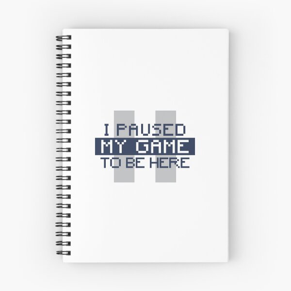 Item preview, I paused my game to be here! (blue) designed and sold by SteveesArt.