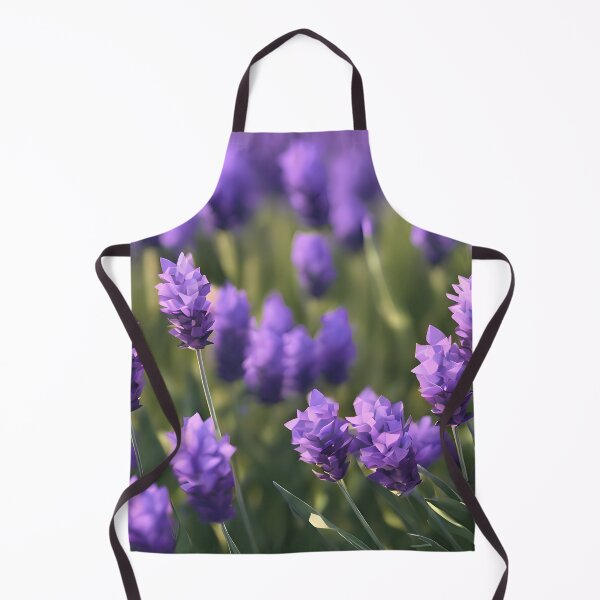 Aperçu de l'œuvre Champ de lavande violette en flou artistique créée et vendue par Pixel Press Prints.