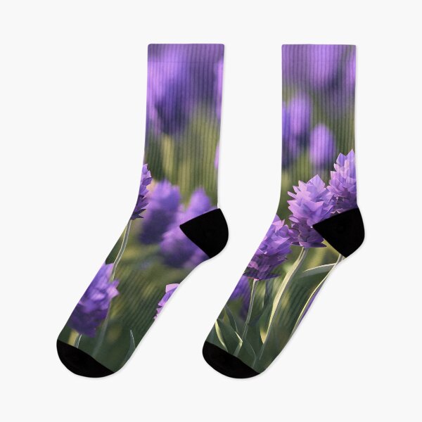 Item preview, Purple Lavender Field in Soft Focus designed and sold by Pixel Press Prints.