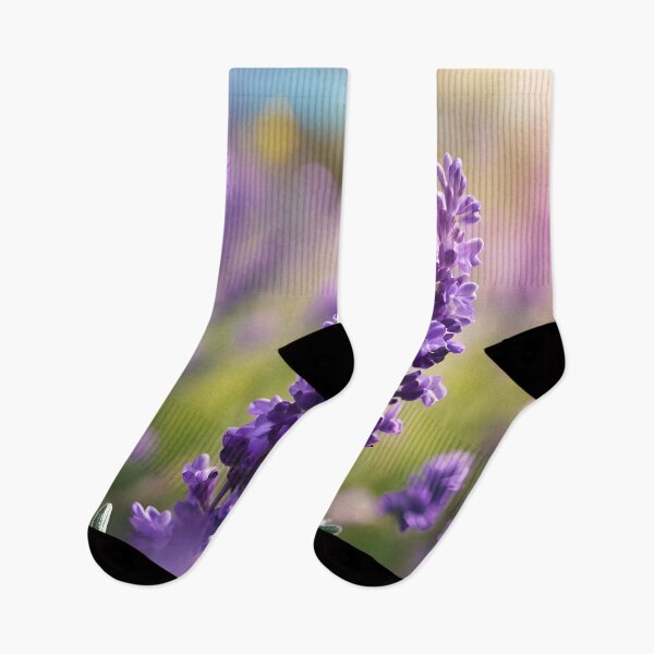 Item preview, Purple Lavender Field in Soft Focus designed and sold by Pixel Press Prints.