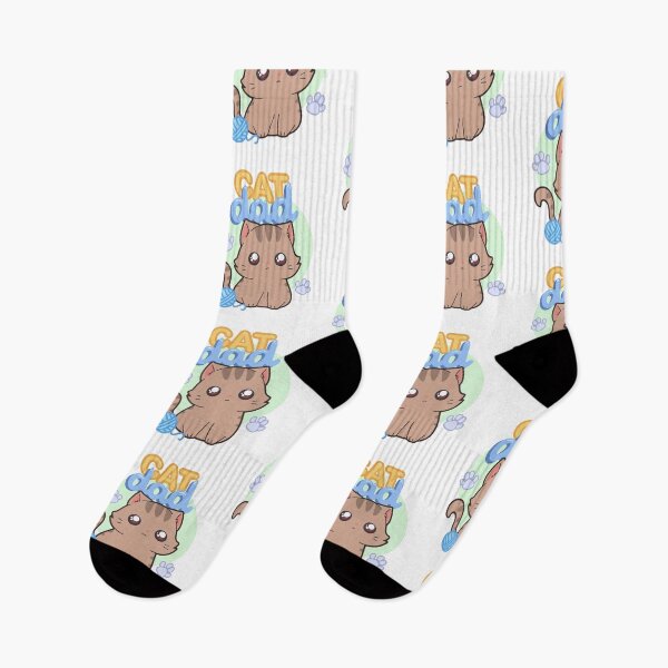 Item preview, Cat Dad – Cute Kawaii Cat Lover Gift, Pet Parent Design designed and sold by theartbykay.
