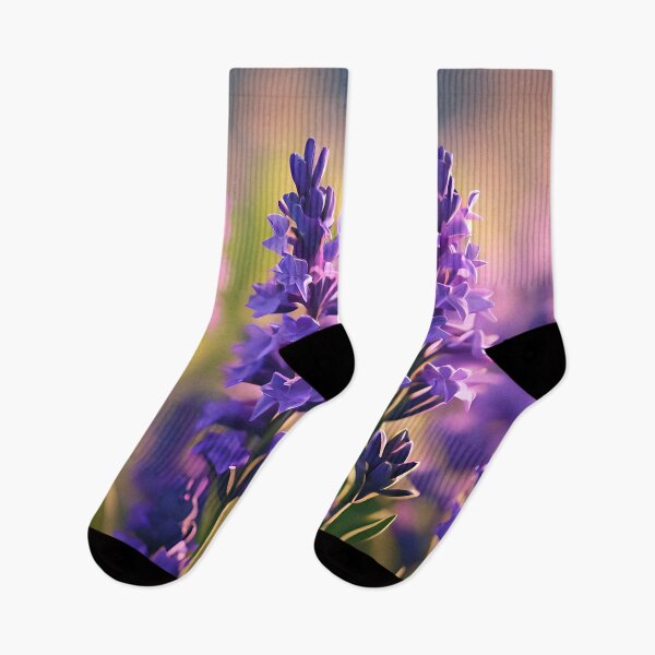 Item preview, Purple Lavender Field in Soft Focus designed and sold by Pixel Press Prints.