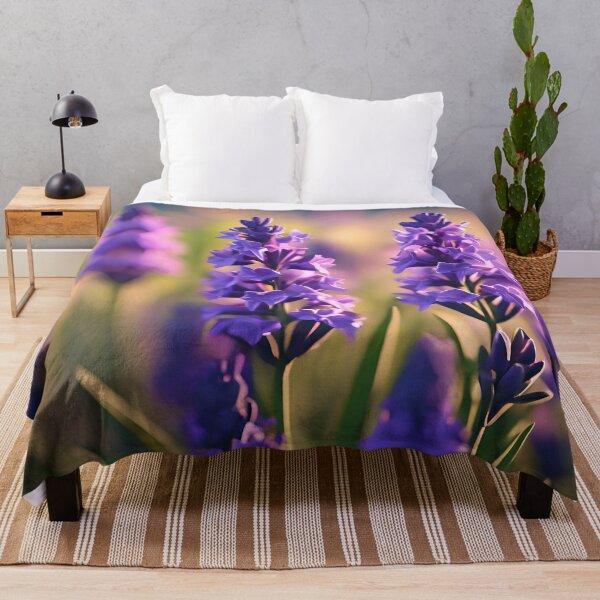 Item preview, Purple Lavender Field in Soft Focus designed and sold by Pixel Press Prints.