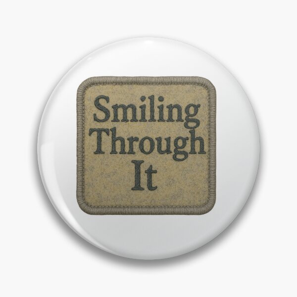 Item preview, Smiling Through It – Sadcore Summer Smile Emblem 2025 Falcon-Frequency Drop-Premium Cool Trendy Best Gift designed and sold by Imaginarium of Chaos falcon88 .
