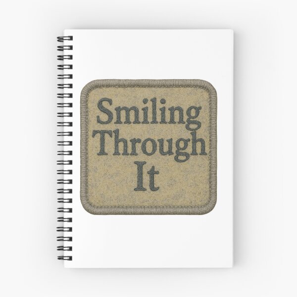 Item preview, Smiling Through It – Sadcore Summer Smile Emblem 2025 Falcon-Frequency Drop-Premium Cool Trendy Best Gift designed and sold by Imaginarium of Chaos falcon88 .