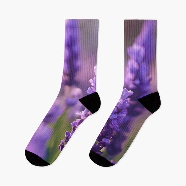 Item preview, Purple Lavender Field in Soft Focus designed and sold by Pixel Press Prints.