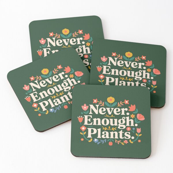 Item preview, Never Enough Plants Funny Garden Quote for Plant Lovers designed and sold by Altered Pixels.