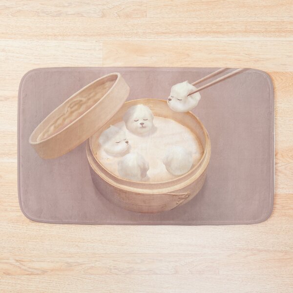 Item preview, Bichon Dumplings – Cute Xiao Long Bao designed and sold by ZKOZKOHI.
