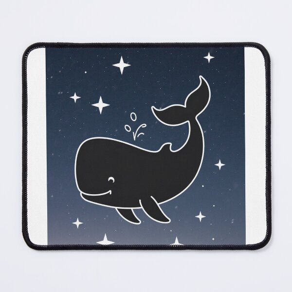 Item preview, Whale Silhouette Swimming Through Constellations designed and sold by Shop9999.