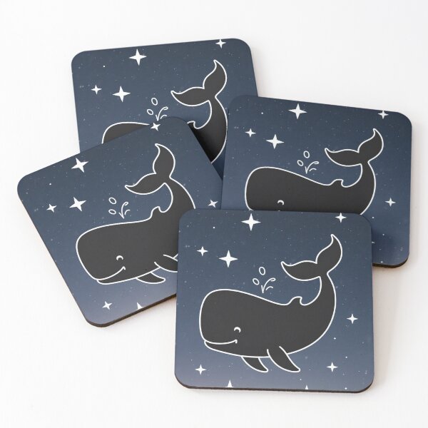 Item preview, Whale Silhouette Swimming Through Constellations designed and sold by Shop9999.