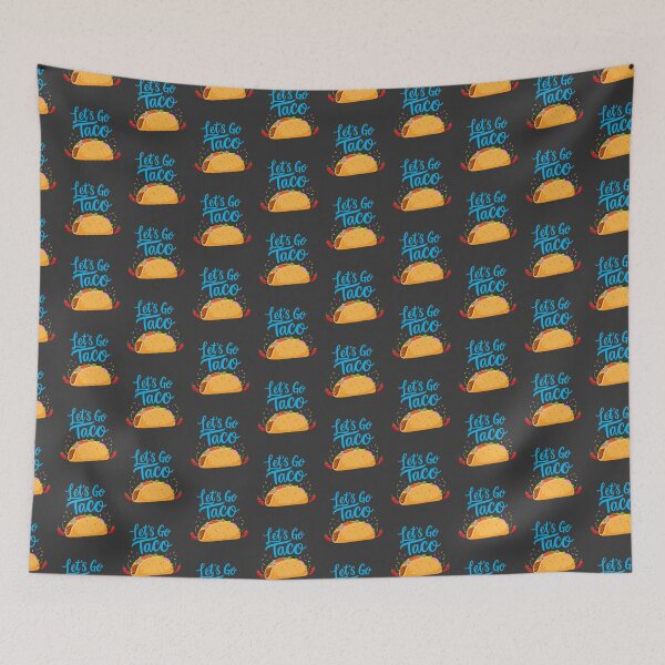 Item preview, Let’s Go Taco – Playful Art for Taco Lovers | by EgyApe designed and sold by egyape ⭐⭐⭐⭐⭐.